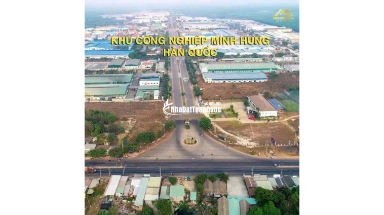 ĐẤT XÂY DƯỞNG HOẶC NHÀ TRỌ DIỆN TÍCH KHỦNG 7.370M TẠI TÂN HIỆP HỚN QUẢN , BÌNH PHƯỚC - KHU CÔNG NGHIỆP MINH HƯNG SIKOCO